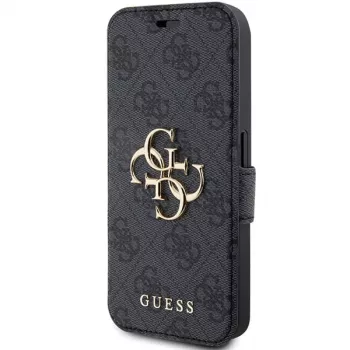 Guess GUBKP15L4GMGGR iPhone 15 Pro 6,1 inch siva futrola s preklopom 4G Metal Logo