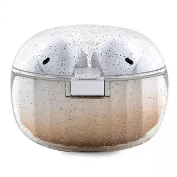 Guess Glitter Gradient Bluetooth TWS slušalice s futrolom za punjenje (zlatne)