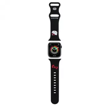 Hello Kitty HKAWMSCHBLK silikonska narukvica za Apple Watch 38/40/41mm crna