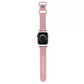 Hello Kitty HKAWLSCHBLP silikonska narukvica za Apple Watch 42/44/45/49mm ružičasta