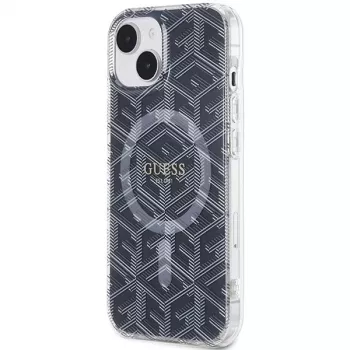 Guess GUHMP15MHGCUSTGK GCube MagSafe tvrda futrola za iPhone 15 Plus / 14 Plus 6,7 inch crna