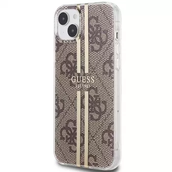 Guess GUHCP15MH4PSEGW iPhone 15 Plus / 14 Plus 6,7 inch tvrda futrola IML 4G Gold Stripe smeđa