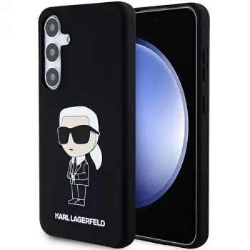 Karl Lagerfeld Ikonik silikonska futrola za Samsung Galaxy S24 crna