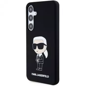 Karl Lagerfeld KLHCS24MSNIKBCK Ikonik silikonska futrola za Samsung Galaxy S24+ (SM-S926) crna
