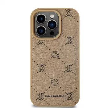 Karl Lagerfeld KLHMP15LPGKHPHE iPhone 15 Pro 6,1 inch bež MagSafe Karl Head stražnja futrola