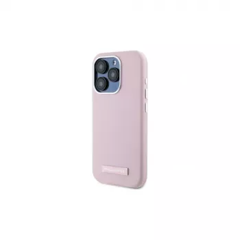 Karl Lagerfeld KLHMP15XPGMSRPP tvrda futrola za iPhone 15 Pro Max 6,7 inch ružičasta s metalnom pločom MagSafe