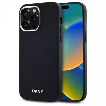 DKNY DKHMP14XPSCMCLK tvrda futrola za iPhone 14 Pro Max 6,7 inch crna jednostavan logotip MagSafe