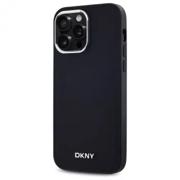 DKNY DKHMP14XPSCMCLK tvrda futrola za iPhone 14 Pro Max 6,7 inch crna jednostavan logotip MagSafe
