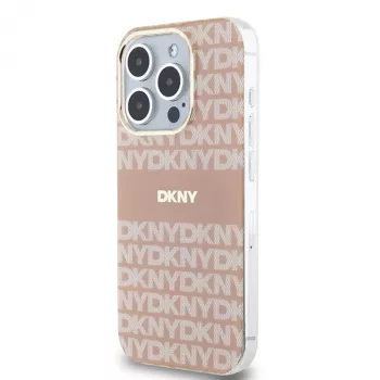 DKNY DKHMP14LHRHSEP Hardcase IML Mono & Stripe MagSafe for iPhone 14 Pro 6.1 inch Pink