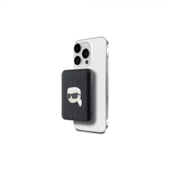 KARL LAGERFELD KLPB5FPGKSKIHK bežični power bank 5000mAh 15W MagSafe crni