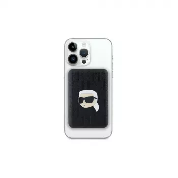 KARL LAGERFELD KLPB5FPGKSKIHK bežični power bank 5000mAh 15W MagSafe crni
