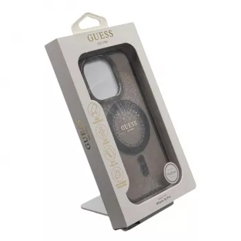 Guess GUHMP16LPFTDTEK čvrsta maska za Apple iPhone 16 Pro 6,3