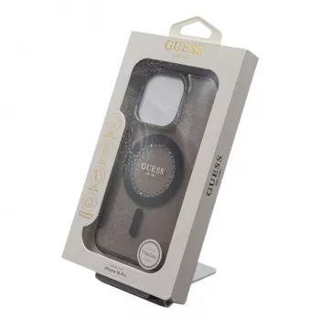 Guess GUHMP16LPFTDTEK čvrsta maska za Apple iPhone 16 Pro 6,3