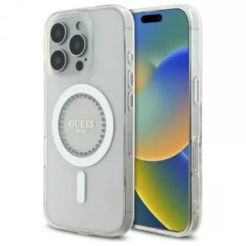 Guess GUHMP16LPFTDTEH čvrsta maska za Apple iPhone 16 Pro 6,3