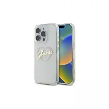 Guess GUHCP16LHCHGSPT IML Heart čvrsta maska za Apple iPhone 16 Pro 6,3
