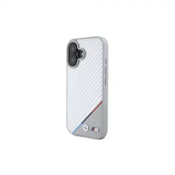BMW M Carbon Tricolor Line tvrda futrola za iPhone 16 6,1