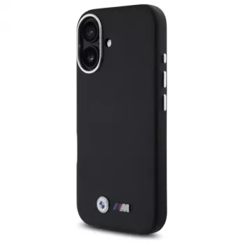 BMW BMHCP16S23PMWK tvrda futrola za iPhone 16 6,1 inch crna M Smooth Full Wrapped Metal