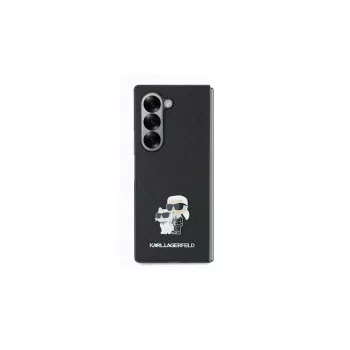 Karl Lagerfeld KLHCZFD6SAPKCNPK Saffiano Metal Pin tvrda futrola za Samsung Galaxy Z Fold6 (F956) - crna