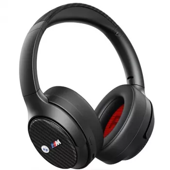 BMW Over-Ear Bluetooth slušalice ANC crne s metalnim logotipima