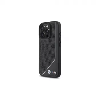 BMW M Perforated Twisted Line MagSafe tvrda futrola za iPhone 16 Pro (6,3