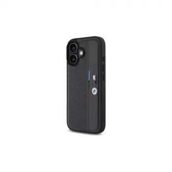 BMW BMHCP16S23PUPVA iPhone 16 6.1 antracit tvrda futrola M Perforated Tricolor Detail Line