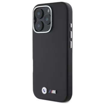 BMW M Smooth Full Wrapped Metal MagSafe tvrda futrola za Apple iPhone 16 Pro Max 6,9 inch crna