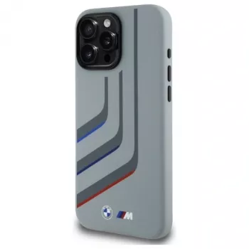 BMW Turning Lines silikonska tvrda futrola za Apple iPhone 16 Pro Max 6,9 inch siva MagSafe