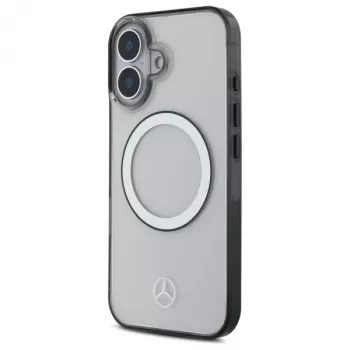 Mercedes-Benz MEHMP16S23HUOKC iPhone 16 6,1 inch prozirna tvrda futrola s otisnutim logom MagSafe