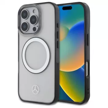 Mercedes-Benz iPhone 16 Pro Max 6,9 inch prozirna tvrda futrola s otisnutim logom i MagSafe