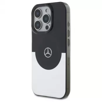 Mercedes-Benz MEHMP16X23HBIGK iPhone 16 Pro Max 6,9 inch tvrda futrola dvoslojna dvobojna MagSafe crna/srebrna