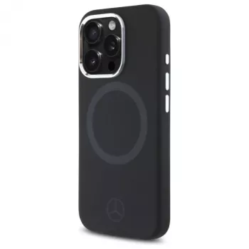 Mercedes-Benz MEHMP16L23SUTTK iPhone 16 Pro 6,3 inch crna tvrda futrola silikon Tonal Logo MagSafe