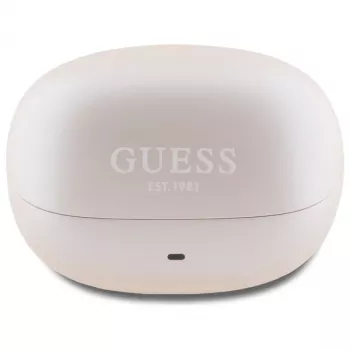 Guess Capsule Printed Logo – Bluetooth TWS ANC & ENC slušalice + futrola za punjenje (roza)