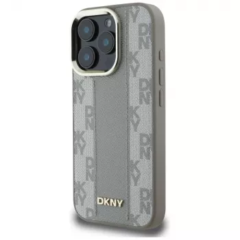 DKNY kockasti uzorak MagSafe futrola za iPhone 16 Pro Max - bež