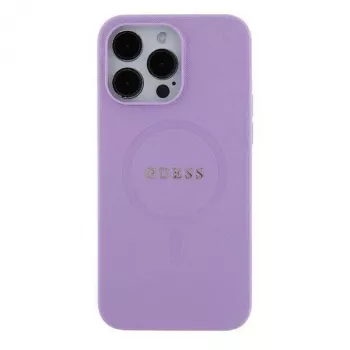 Guess GUHMP16XPSAHMCU iPhone 16 Pro Max 6,9 inch ljubičasta Saffiano tvrda futrola s MagSafe