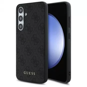 Guess 4G Metal Gold Logo stražnja futrola za Samsung Galaxy S24 FE - siva