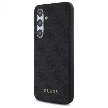 Guess 4G Metal Gold Logo stražnja futrola za Samsung Galaxy S24 FE - siva