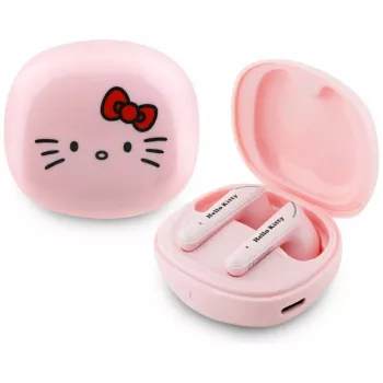 Hello Kitty O Glossy Finish TWS slušalice ružičaste