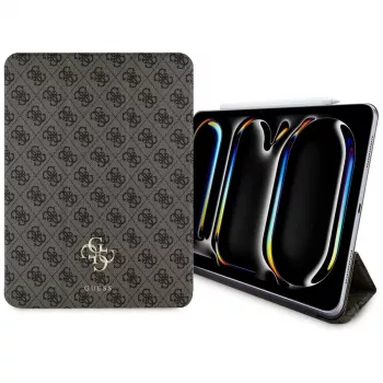 Guess GUFC13PM24PS4SGW magnetna folio futrola 4G Big Logo za iPad Pro 13 M4 2024 / M5 2025 smeđa