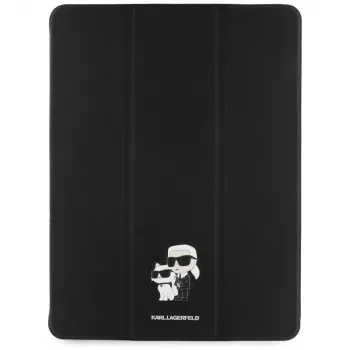 Karl Lagerfeld KLFC13PM24SAKCK knjiga-futrola crna Saffiano magnetna Karl & Choupette za iPad Pro 13 M4 2024 / M5 2025