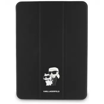 Karl Lagerfeld KLFC11RM24SAKCK knjiga-futrola crna Saffiano magnetna Karl & Choupette za iPad Air 11 M2 2024 / M3 2025 / M4 2026