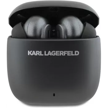 KARL LAGERFELD Metal Printed Logo TWS slušalice s ANC/ENC - crne