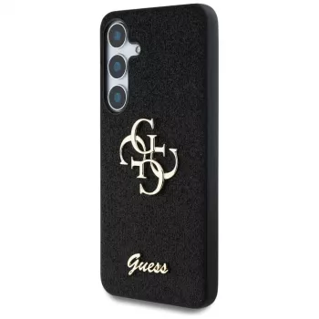 Guess Fixed Glitter Big 4G Metal Logo futrola za Samsung Galaxy S25 (crna)