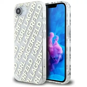 Karl Lagerfeld IML Repeat Logo futrola za iPhone 16e / 17e, zlatna