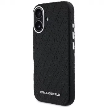 Karl Lagerfeld FW Stamped Karl MagSafe futrola za iPhone 16, crna