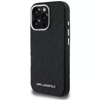 KARL LAGERFELD FW Stamped Karl MagSafe futrola za iPhone 16 Pro, crna