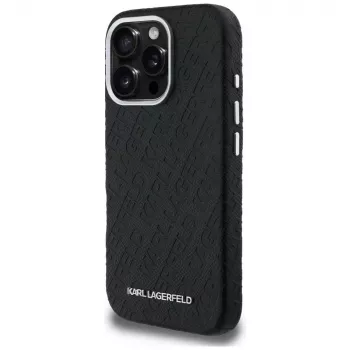 KARL LAGERFELD FW Stamped Karl MagSafe futrola za iPhone 16 Pro Max, crna