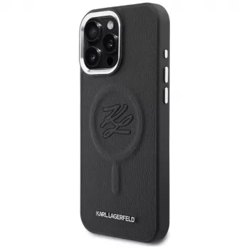 KARL LAGERFELD Embossed Ring Initials MagSafe futrola za Samsung Galaxy S26, crna