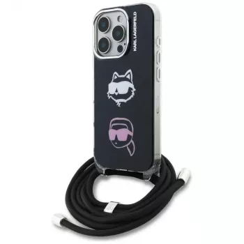 KARL LAGERFELD IML Crossbody futrola za iPhone 16 Pro, crna