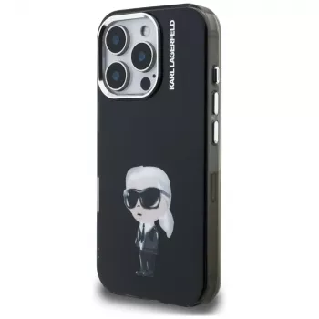 Karl Lagerfeld IML Aquarelle Karl & Logo futrola za iPhone 16 Pro Max, crna