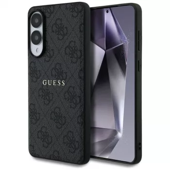 Guess 4G Ring Classic Logo MagSafe futrola za Samsung Galaxy S25 Edge (crna)